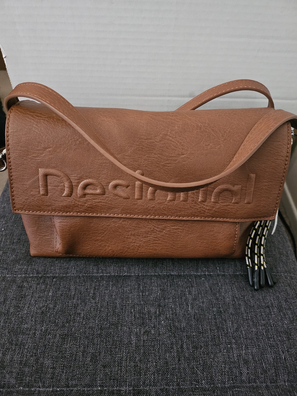 Desigual Midsize half logo crossbody bag